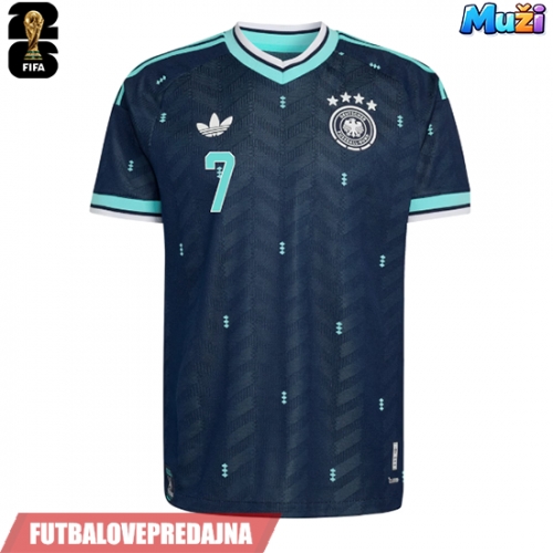 Lacne Muži Futbalové dres Nemecko Kai Havertz #7 MS 2026 Krátky Rukáv - Preč